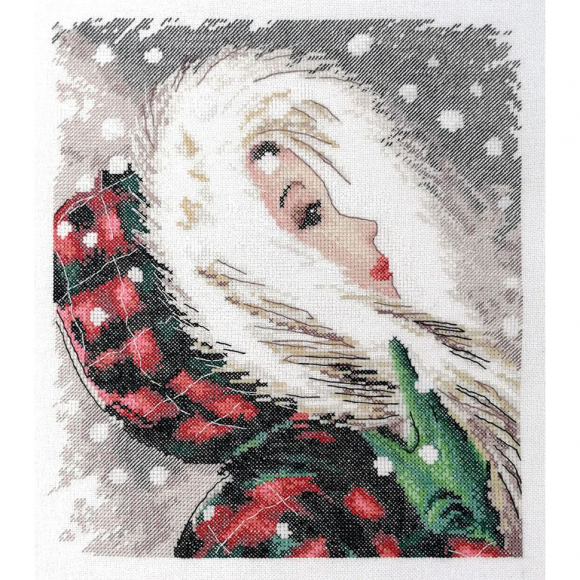 Набор для вышивания МАРЬЯ ИСКУСНИЦА арт.09.009.10 Снег идет 20х23 см