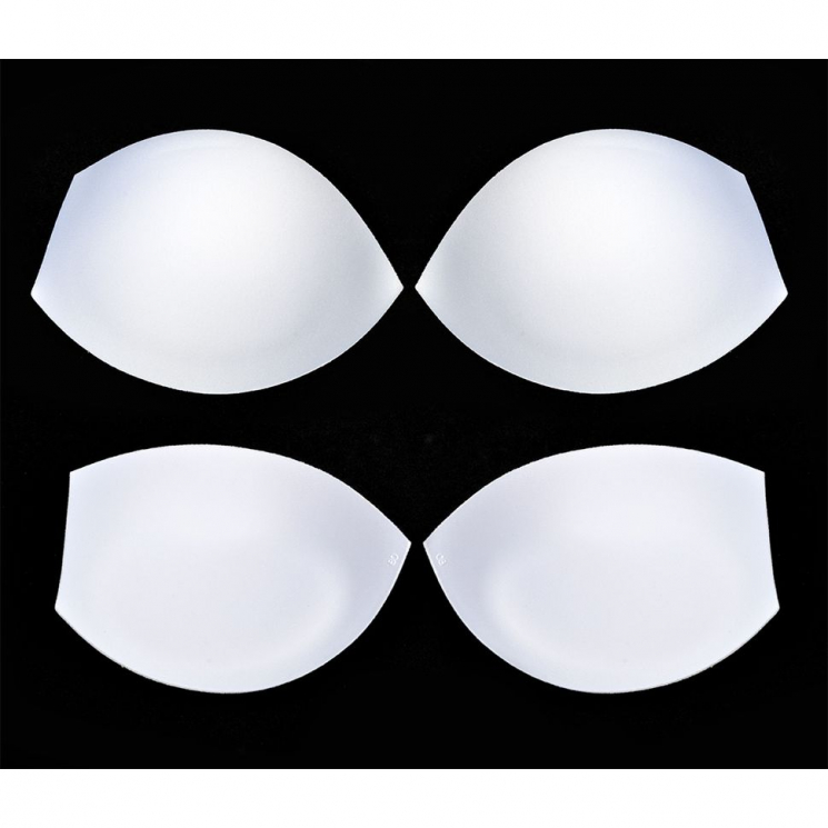 Чашечки корсетные CC-62 с эффектом push-up р.85 цв. белый уп.10 пар
