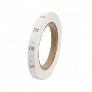 Размерники полиэстер 176 белый 10х25 мм ТВ в рул. 300 шт