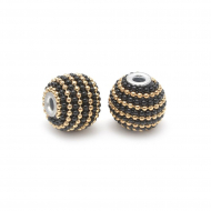 Бусины Этника TESORO арт. TS.B161 цв.1 ?16 мм in ?4 мм