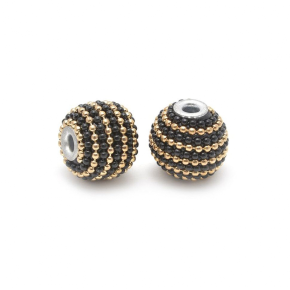 Бусины Этника TESORO арт. TS.B161 цв.1 ?16 мм in ?4 мм