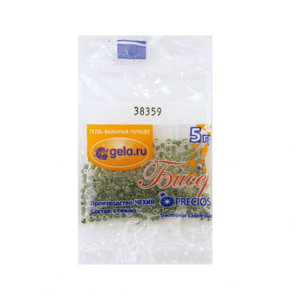 Бисер №10, 5 г., цвет 38359