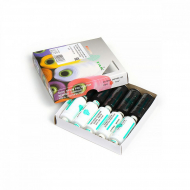 Набор бытовых ниток Dor Tak 40/2 366м 100% п/э, ассорти белые/черные уп.10шт Набор бытовых ниток Dor Tak 40/2 366м 100% п/э, ассорти белые/черные уп.10шт