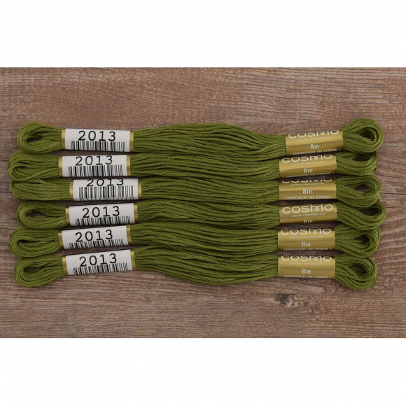 Мулине COSMO однотонный цвет 2013