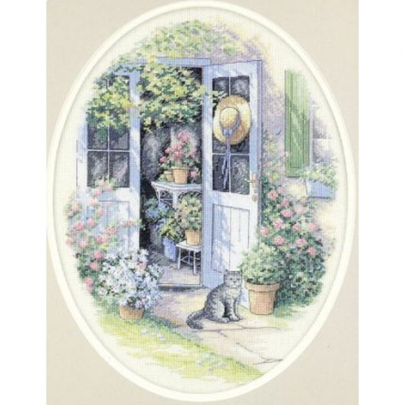 Набор для вышивания DIMENSIONS арт.DMS-35124 Садовая калитка 20х25 см Набор для вышивания DIMENSIONS арт.DMS-35124 Садовая калитка 20х25 см