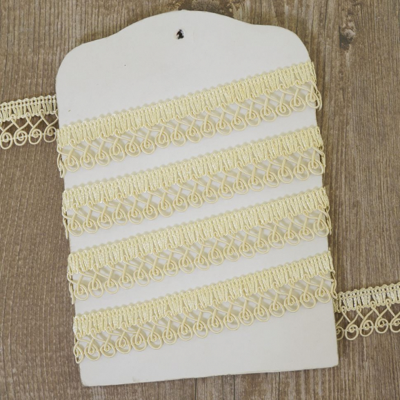 Тесьма PEGA тип интерьерная, цвет экрю, 18 мм