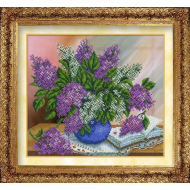 Набор для вышивания бисером РУССКАЯ ИСКУСНИЦА арт.812 КН Сирень 31х26 см Набор для вышивания бисером РУССКАЯ ИСКУСНИЦА арт.812 КН Сирень 31х26 см