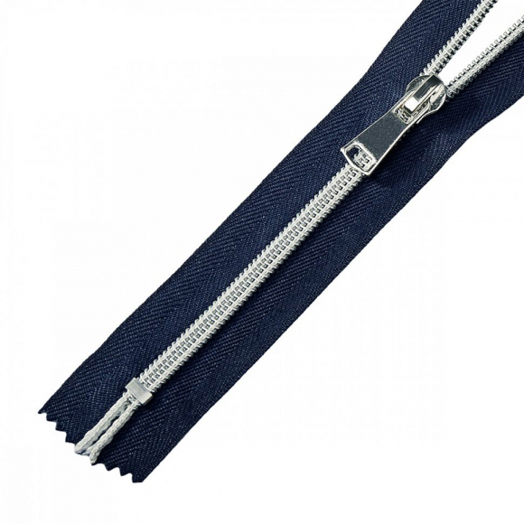 Молния MaxZipper спираль №5 декор. н/р 18см цв.F330 синий уп.50шт