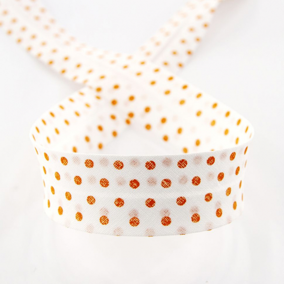 Косая бейка с рисунком SAFISA, арт.6474, 20 мм, 25 м, цвет 01