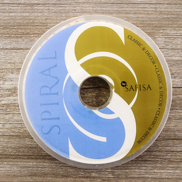 Косая бейка с рисунком SAFISA, арт.6474, 20 мм, 25 м, цвет 01