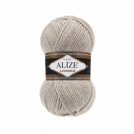 Пряжа для вязания Ализе LanaGold (49% шерсть, 51% акрил) 5х100г/240м цв.152 беж меланж