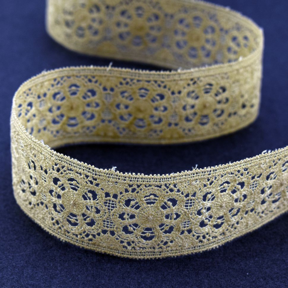 173854_Гипюр, 41 мм, цвет карамель