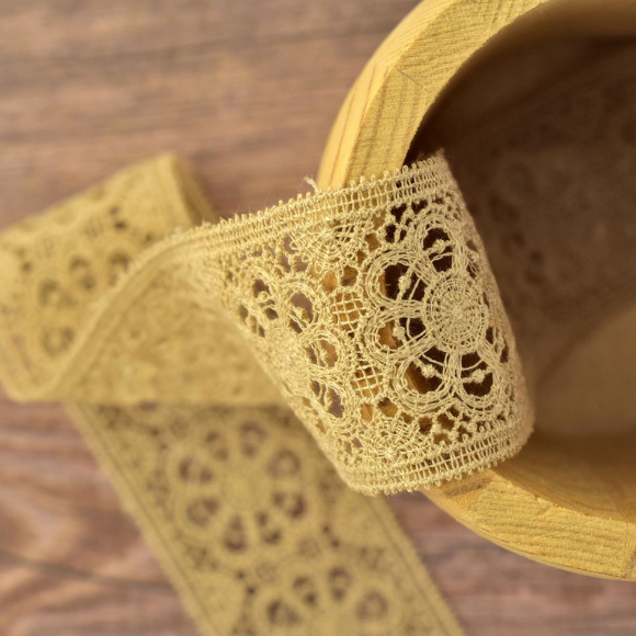 173854_Гипюр, 41 мм, цвет карамель