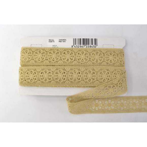 173854_Гипюр, 41 мм, цвет карамель