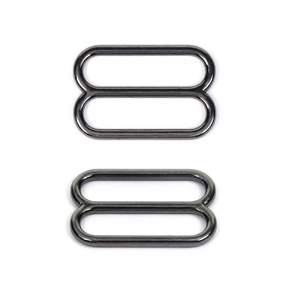 Пряжка регулятор для купальника металл TBY-819A.SW 19мм цв.черный никель, уп.1000шт Пряжка регулятор для купальника металл TBY-819A.SW 19мм цв.черный никель, уп.1000шт