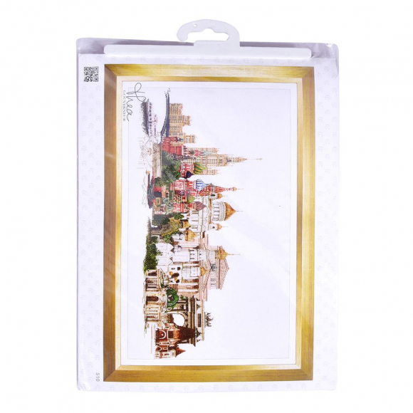 62563_Набор для вышивания "Москва", канва аида 18 ct