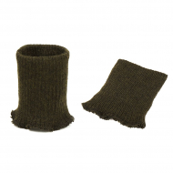Манжеты 6,5х8 см 100% ПАН арт.МРД: 32/2 рапорт 2х1 плетение ластик цв. 369/4 олива 10 пар