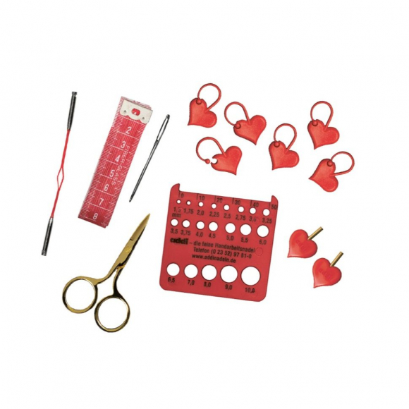 Набор круговых латунных спиц со сменными лесками addiClick by Woolly Hugs