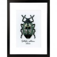 Набор для вышивания VERVACO арт.PN-0165369 Голубой жук 12х20 см