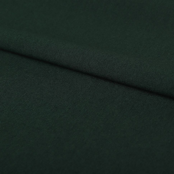 Ткань трикотаж Футер 2х нитка петля с лайкрой 230г пенье 180см зеленый уп.1м