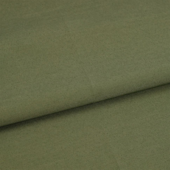 Ткань ТиСи поплин стрейч 110 г/м? 65% пэ, 33% хлопок, 2% спандекс шир.150 см арт.TBY.TC.19 цв.оливковый уп.5м