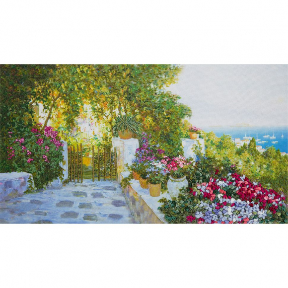 Набор для вышивания PANNA Живая картина арт. JK-2103 Цветы над морем 19х33 см Набор для вышивания PANNA Живая картина арт. JK-2103 Цветы над морем 19х33 см