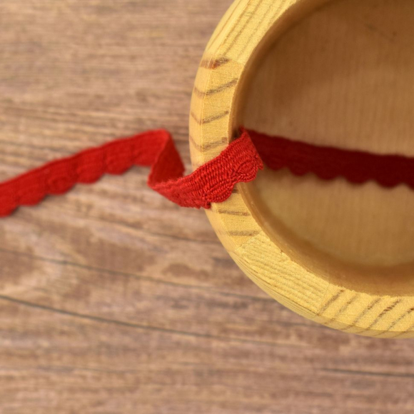 173872_Кант-тесьма, 8 мм, цвет красный