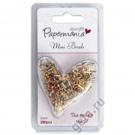 60080_Набор декоративных мини-брадс "Металлик" 200 шт