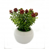 Горшочек с цветами KR72 арт.КЛ23916 h-12