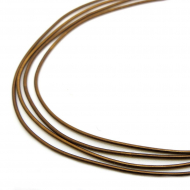 Канитель мягкая, гладкая арт.KAN/MD0,7-27 глянец, цв.шоколад уп.100 г