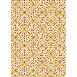 Ткань для пэчворка PEPPY Индийское Сари 146 г/м? 100% хлопок цв.ИС-11 кремовый уп.50х55 см