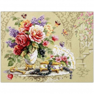 Набор для вышивания ЧУДЕСНАЯ ИГЛА арт.101-205 Дамский каприз 32x25 см