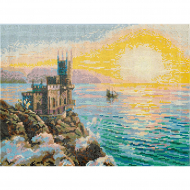 Кристальная мозаика на подрамнике ФРЕЯ арт.ALPD-014 Крым. Ласточкино гнездо 40х30 см Кристальная мозаика на подрамнике ФРЕЯ арт.ALPD-014 Крым. Ласточкино гнездо 40х30 см