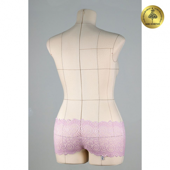 Кружево-стрейч KRUZHEVO арт.TBY.L1351 шир.180мм цв.165 нежная сирень уп.25м