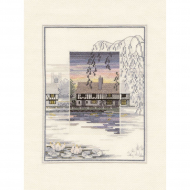 84524_Набор для вышивания "Lily Pond Cottage"