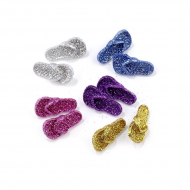 Набор пуговиц JESSE JAMES арт.4425 GLITTER FLIP FLOPS