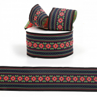 Лента (тесьма) жаккардовая арт. VB.50997V2 шир. 50мм уп.10м