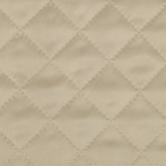 Термостежка Подкладка арт.РАД.61200 170Т № 0209/0105 рис.№5 клетка 3,5см цв.т.бежевый Синтепон 100г/м? шир.150см рул.45-50м