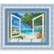 Рисунок на ткани (Бисер) КОНЁК арт. 9699 Земной рай 29х39 см