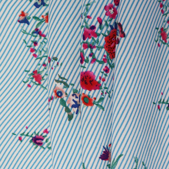 Ткань Штапель 105 г/м? 100% вискоза шир.150 см арт.Р.21083.02 цв.02 голубой уп.25м