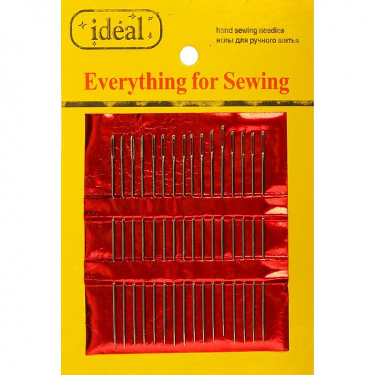 Иглы швейные ручные IDEAL арт.ТВ НN-08 №6/0, 68х1,05 мм