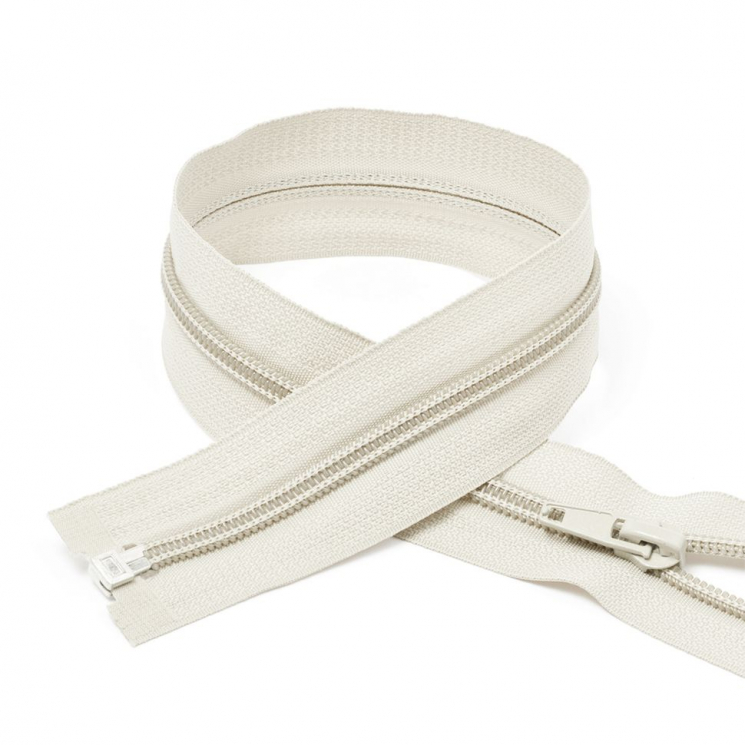 Молния MaxZipper пласт. спираль №5-N 55см цв.F102 молочный уп.50шт