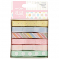 65496_Набор лент Spots & Stripes Pastels