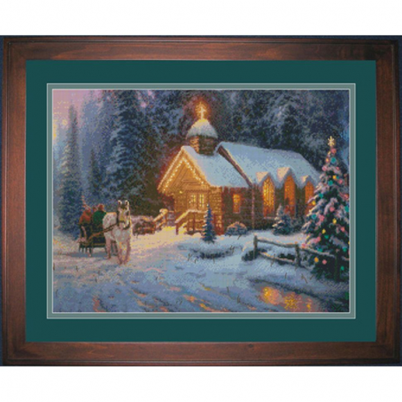 Набор для вышивания CANDAMAR DESIGNS арт.51654 Рождественская часовня 1 40,5х30,5 см