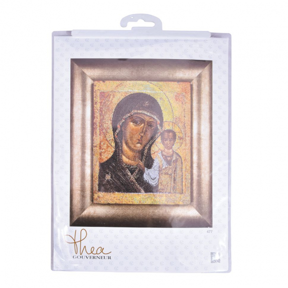 62569_Набор для вышивания "Образ Казанской матери", канва аида 18 ct