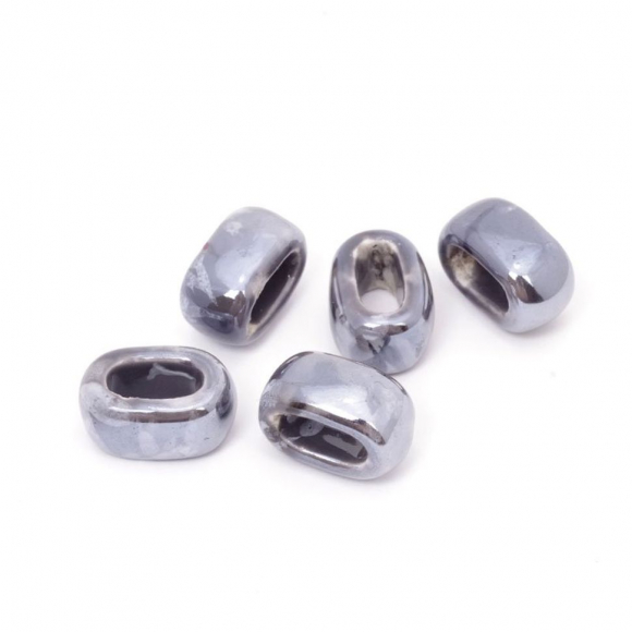 Бусины керамические TESОRO арт.TS-394 цв.003 15х8 мм