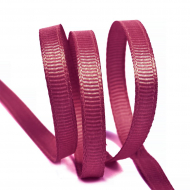 Лента Ideal репсовая в рубчик шир.6мм цв. 275 вишневый уп.27,42м