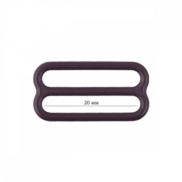 Пряжка регулятор для бюстгальтера металл ARTA.F.2829 20мм цв.076 сливовое вино, уп.50шт