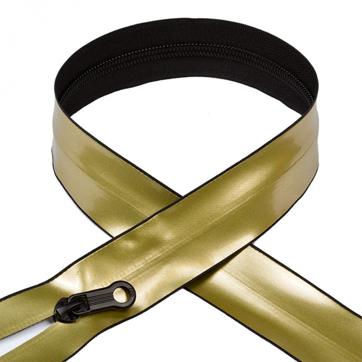 Молния MaxZipper спираль №7-N водонепроницаемая цв.золото 90см уп.50шт