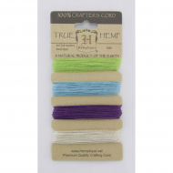 62118_Шнуры на блистере HEMPTIQUE #10 - 0,5 мм, 4 цвета по 12,8 м 62118_Шнуры на блистере HEMPTIQUE #10 - 0,5 мм, 4 цвета по 12,8 м